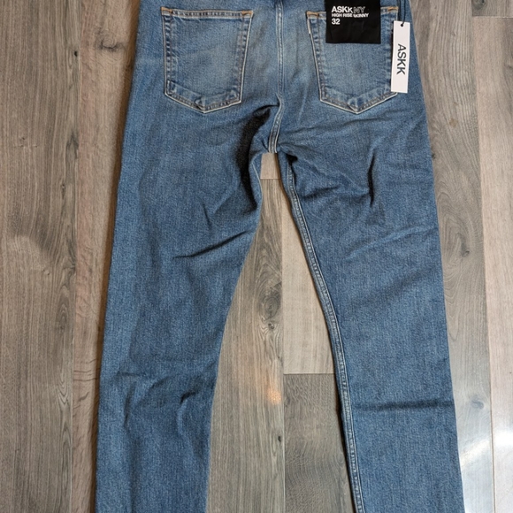 ASKK NY Denim Jeans Size 32 NWT - Picture 3 of 4
